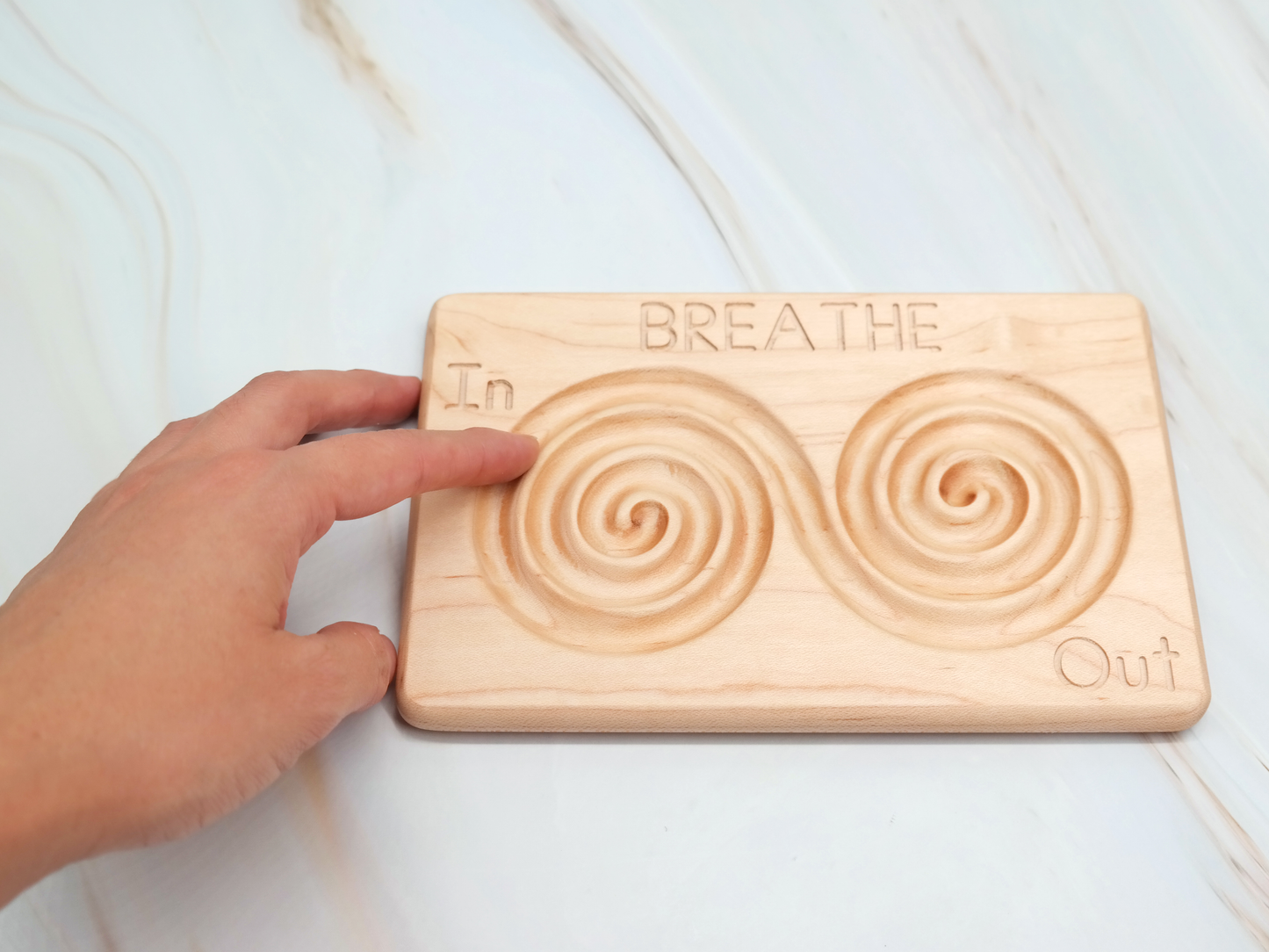 Breathe in and out Board, Finger Labyrinth