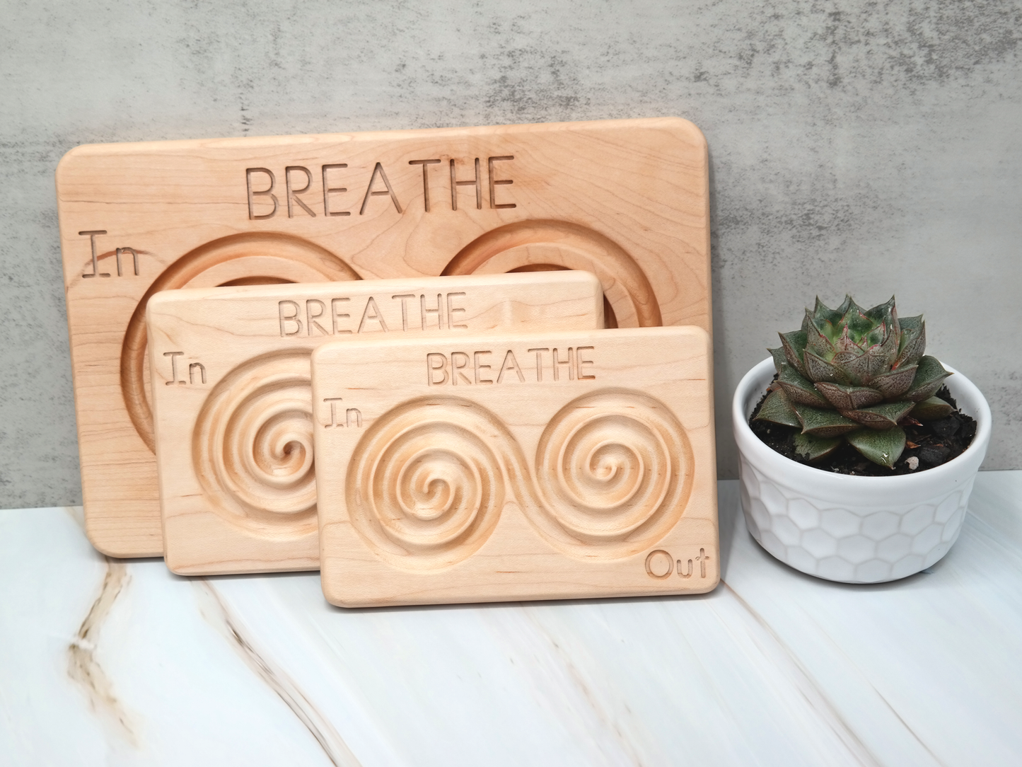 Breathe in and out Board, Finger Labyrinth