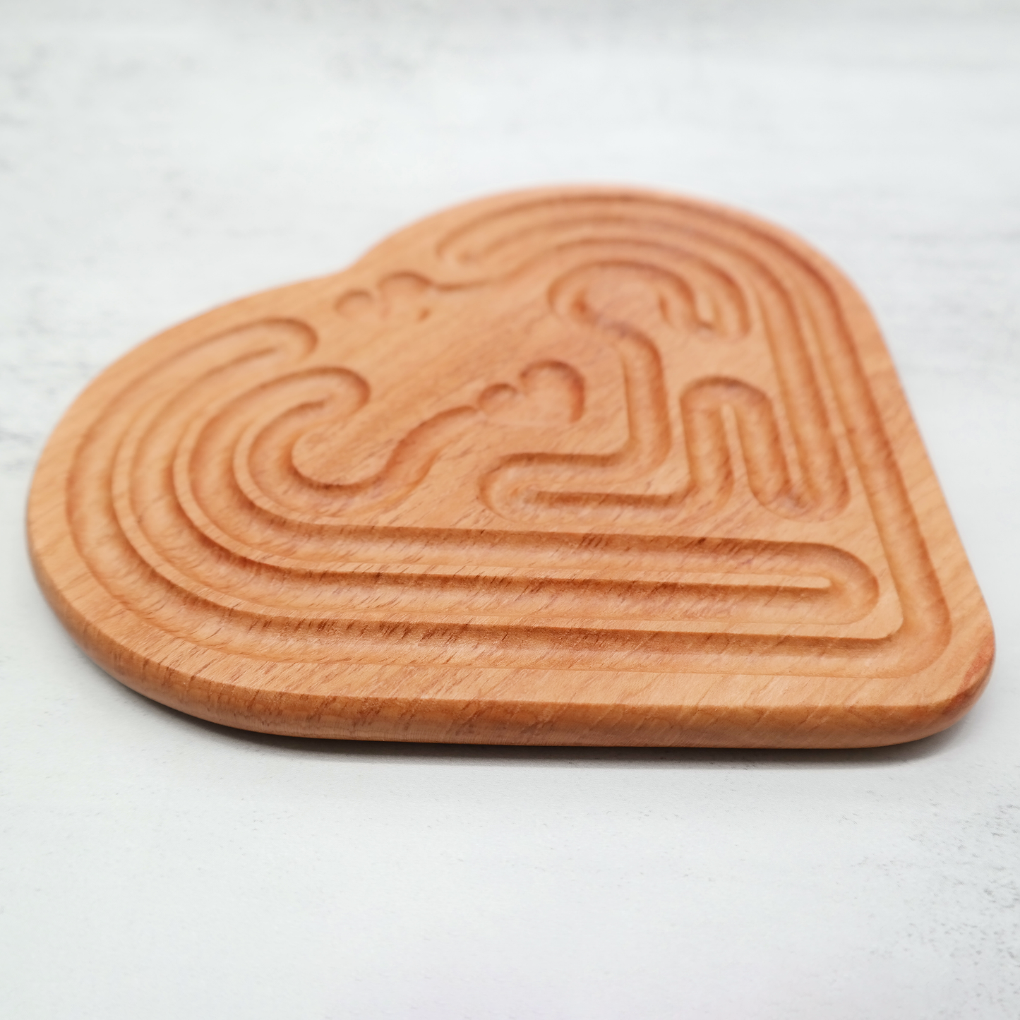 Meditation Labyrinth, Stress Relief Tools, Hand Labyrinth, Wooden Finger Labyrinth