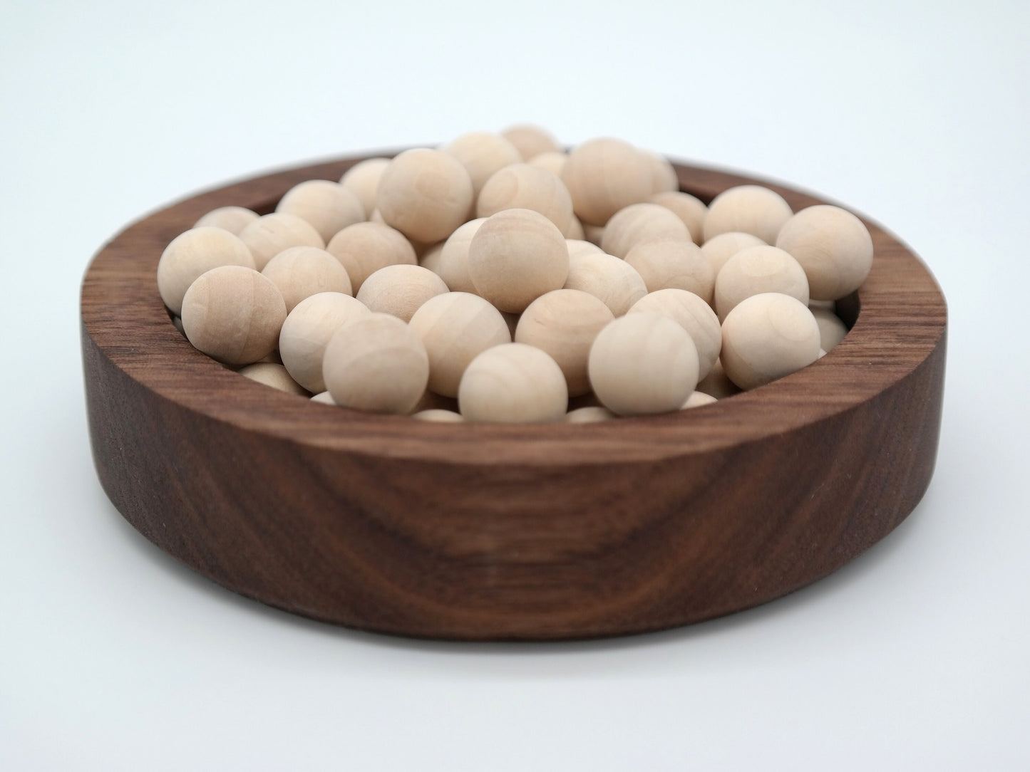 Wooden Balls For Crafts - Unfinished Round Wood Balls - 1/2 Inch