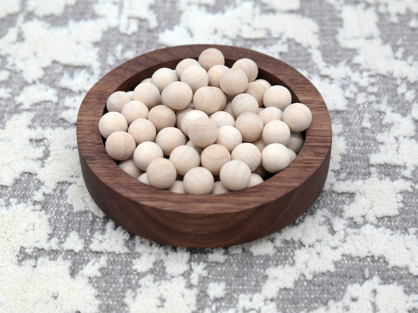 Wooden Balls For Crafts - Unfinished Round Wood Balls - 1/2 Inch