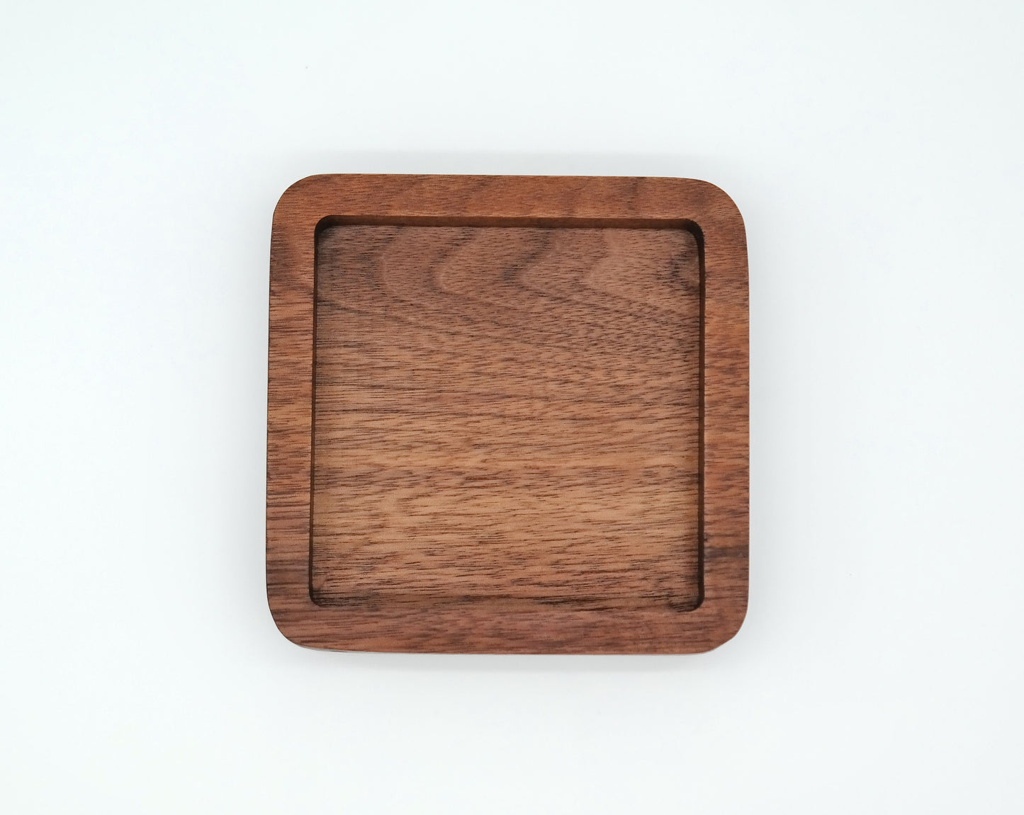 Square tray, Walnut Catch All Tray, Wooden Valet tray, Nightstand tray, Ring Dish, Wooden Jewelry Tray, Anniversary Gift, Gift for Husband