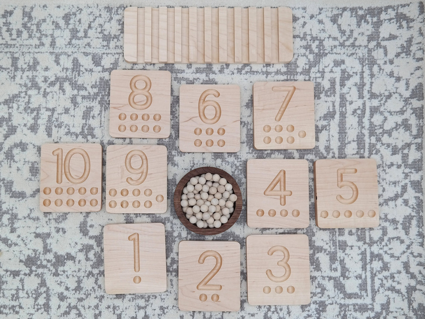 Large Ten Frame - Montessori Counting Board