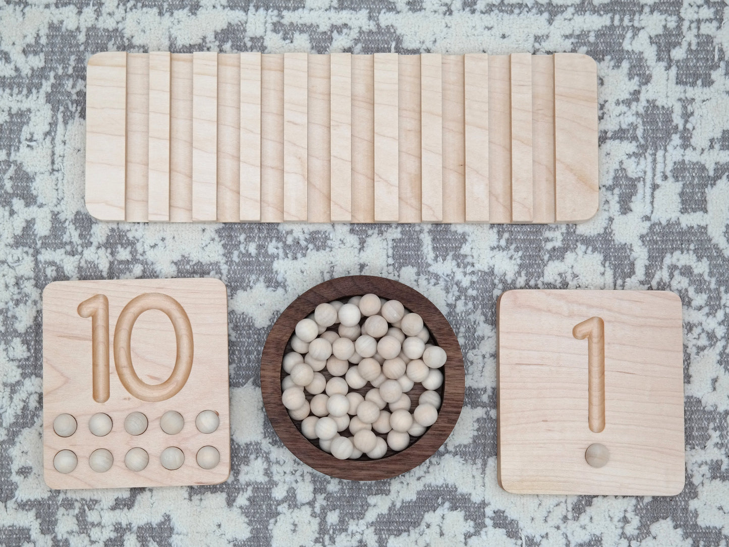 Large Ten Frame - Montessori Counting Board