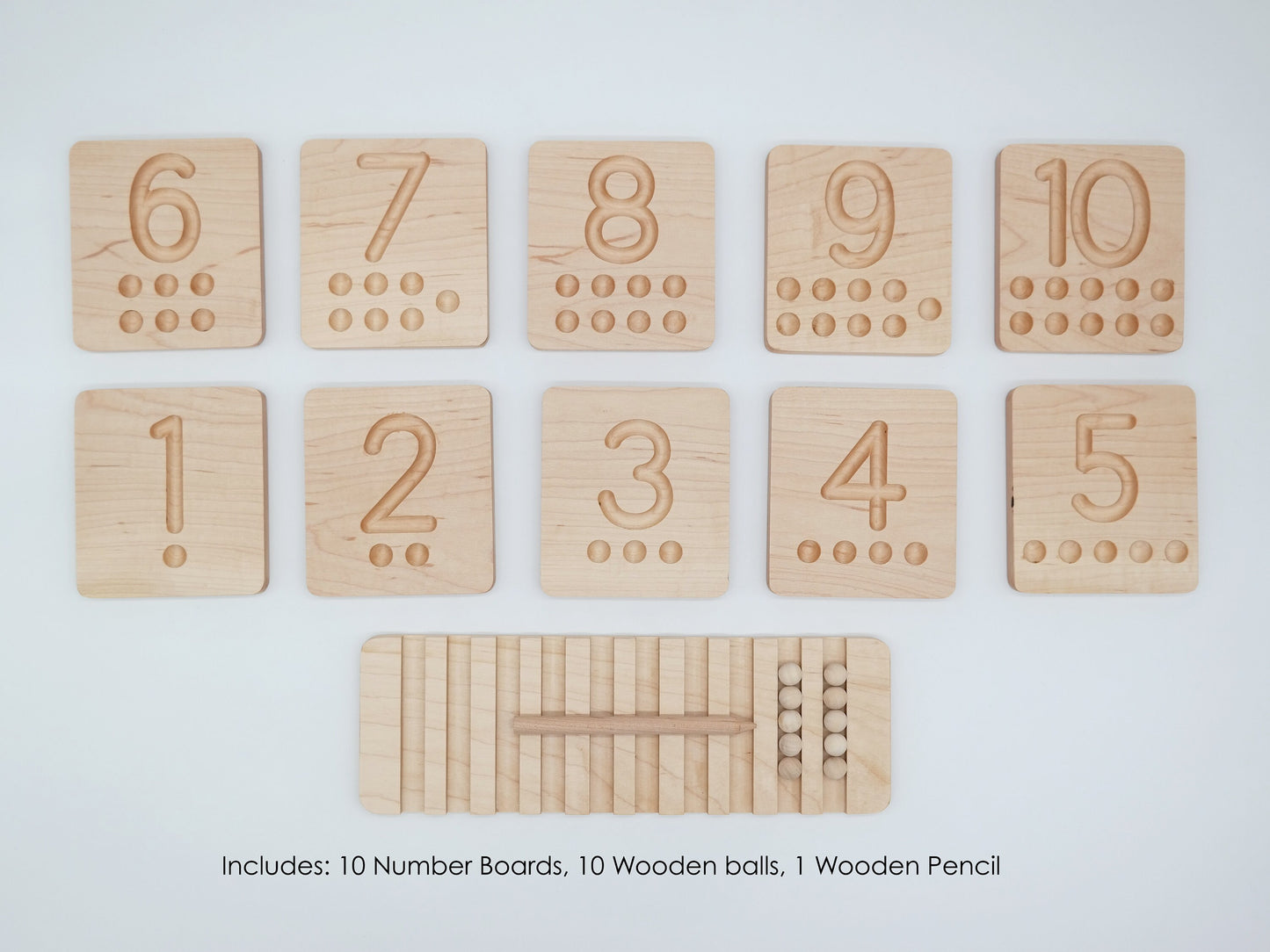 Large Ten Frame - Montessori Counting Board