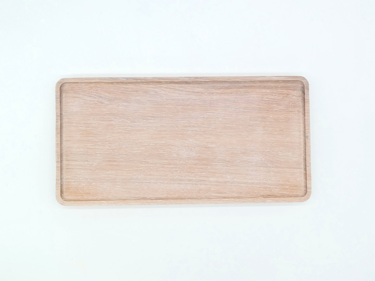 White Oak Vanity Tray For Bathroom Counter, Dressing Table Perfume Tray, Light Wood Decorative Trays, Valet Tray For Bathroom Accessories