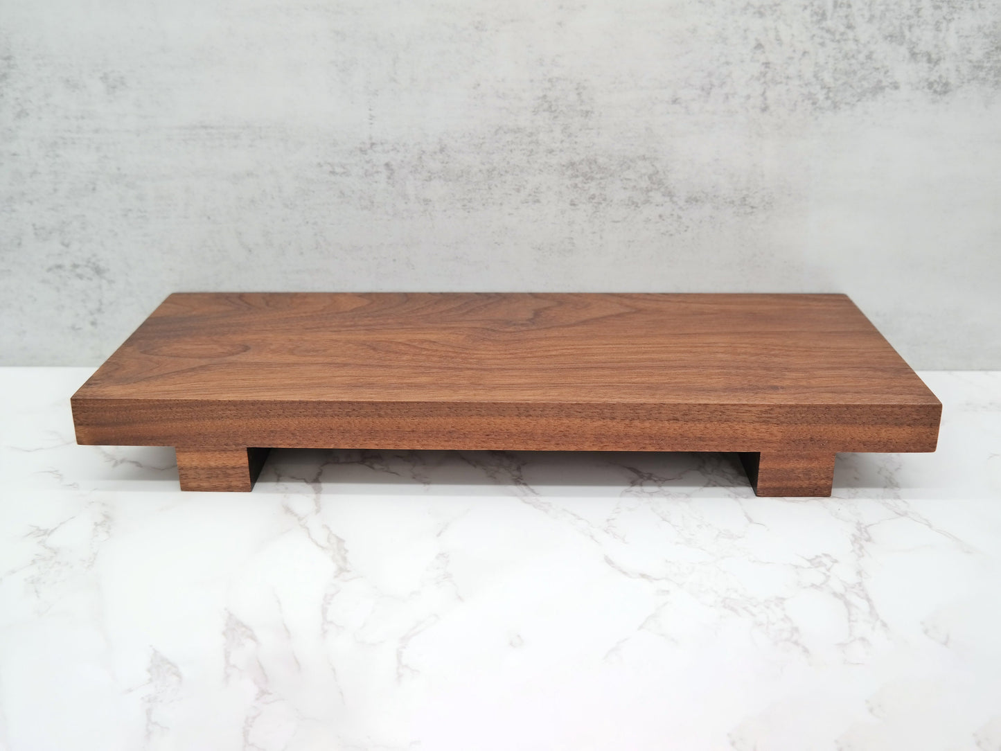 Bathroom soap tray, Walnut Riser, Decorative Trays, Riser Display, Wood Pedestal Stand, Riser for Kitchen, Sink Decor, Wooden Soap Stand