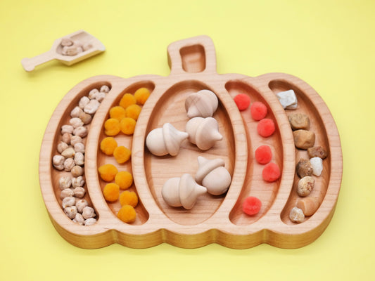 Thanksgiving Sensory Tray - Sorting Tray