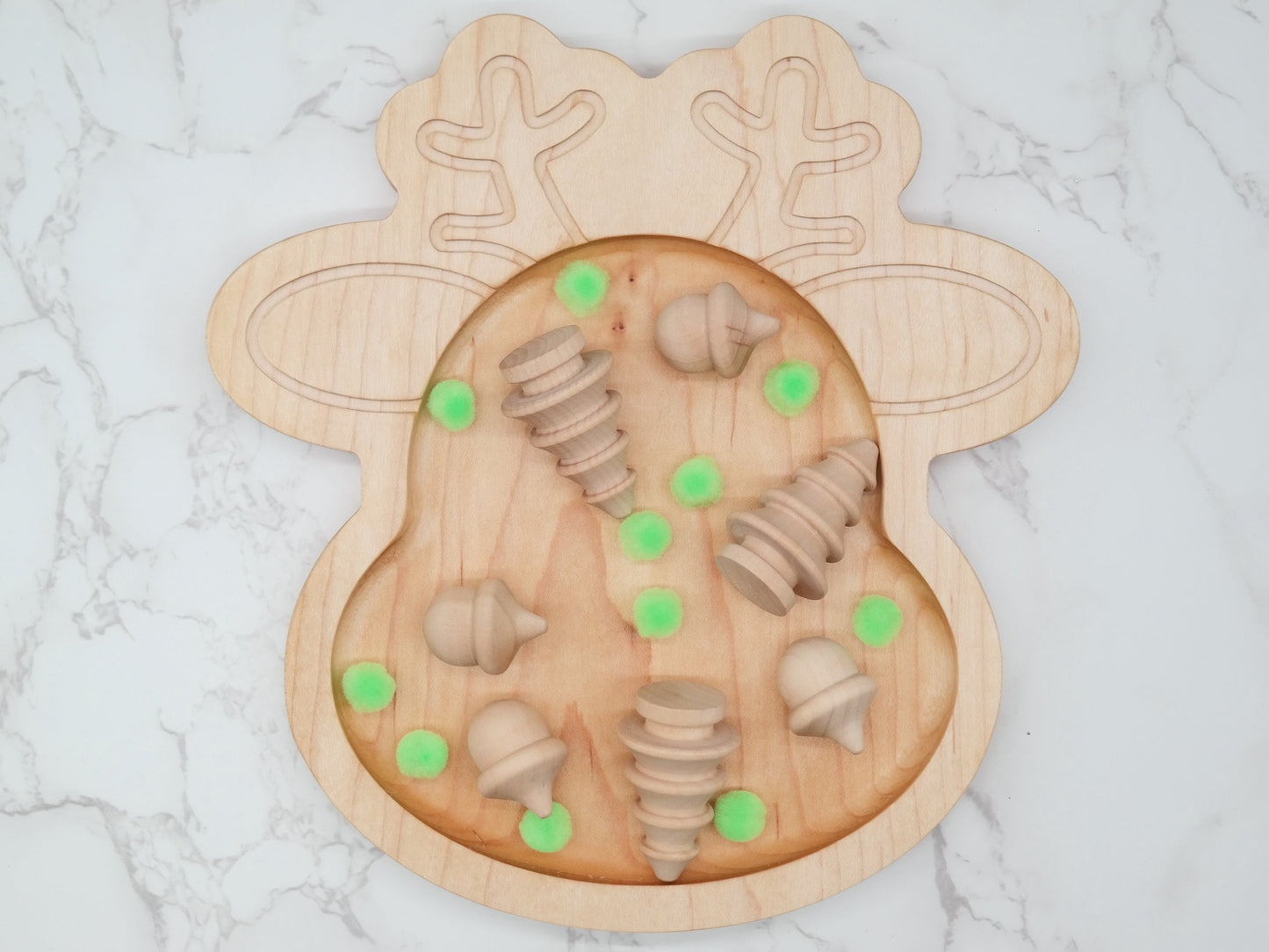 Reindeer Sensory Tray - Sorting Tray