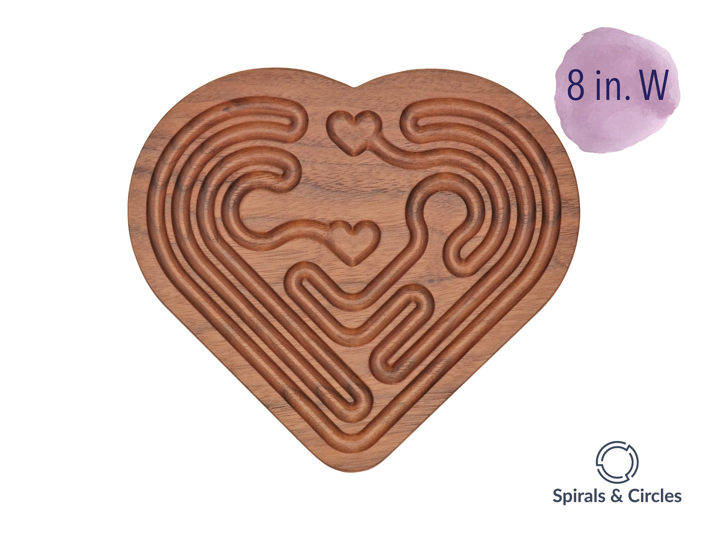 Meditation Labyrinth, Stress Relief Tools, Hand Labyrinth, Wooden Finger Labyrinth