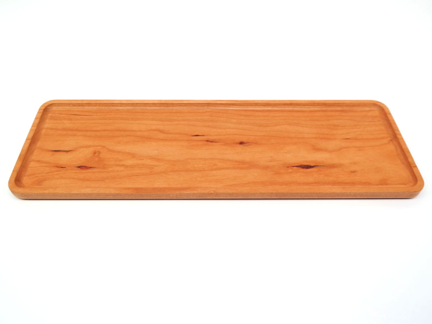 Wooden Charcuterie Board for cheese and Crackers, Long Wooden Tray for Serving Appetizer, Rectangular Platter for Sushi, Long Wooden Tray,