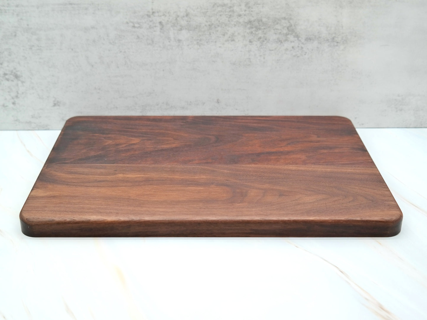 Walnut Wooden Serving Tray for Coffee Bar, Rectangle Wood Walnut Tray for coffee and tea, Decorative Walnut Wooden Tray for Coffee Table