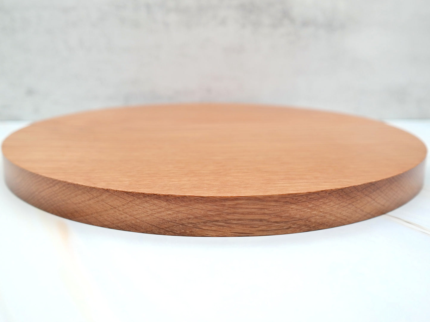 Decorative Wooden Round Ottoman Tray, Modern Light Wood Coffee Table Tray, Round Coffee Table Centerpiece Tray, Round Wooden Serving Tray