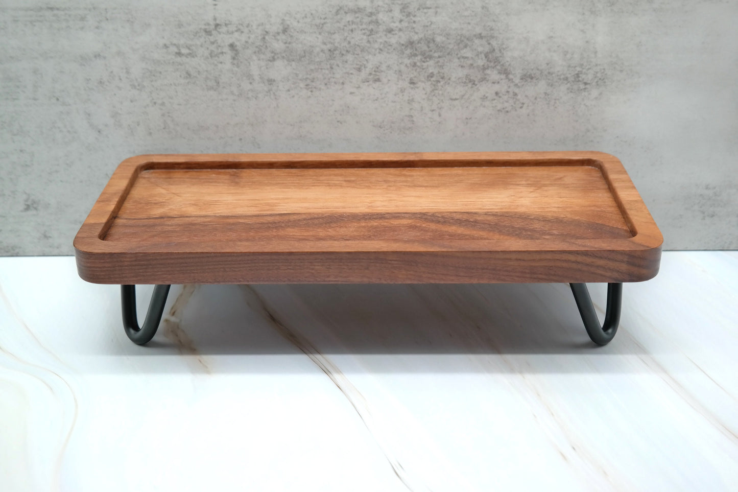 Walnut Riser, Decorative Trays, Riser Display, Wood Pedestal Stand, Bathroom soap tray, Riser for Kitchen, Sink Decor, Wooden Soap Stand