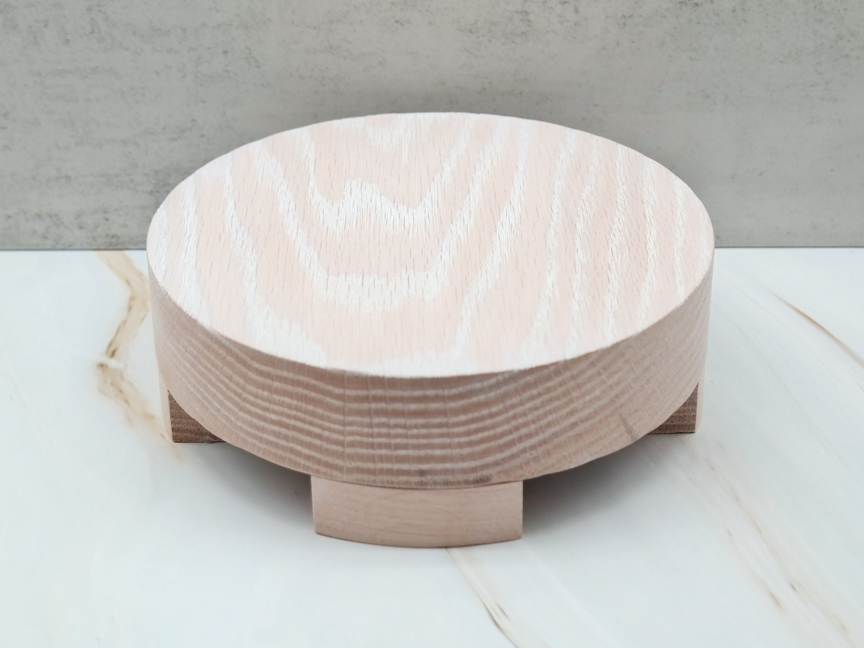 Round Wooden shops Riser | Decor Stand | Round Pedestal Stand