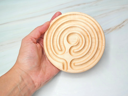 Pocket Labyrinth 4.5 in, with Carved Center